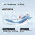 thumbnail image 2 of Peace Nest PCM Cool Touch Cooling White Mattress Pad & Protector with Elastic Deep Pocket Full - Mattress Pad Diamond, 2 of 4