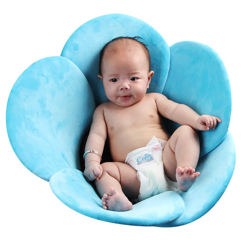 Newborn Anti-slip Sponge Pad Baby Bath Tub Bathing Pad Infant Shower Baby Car LD 