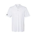 thumbnail image 2 of Adidas Mens Performance Polo, 2XL, White, 2 of 3
