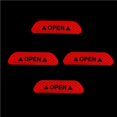 thumbnail image 2 of Kenally 4 Uds. Pegatina reflectante para puerta de coche, cinta de advertencia, pegatinas para coche, tiras reflectantes, marca de seguridad con estilo Automoción decorativa y accesorios Kenally VI006716-00, 2 of 6