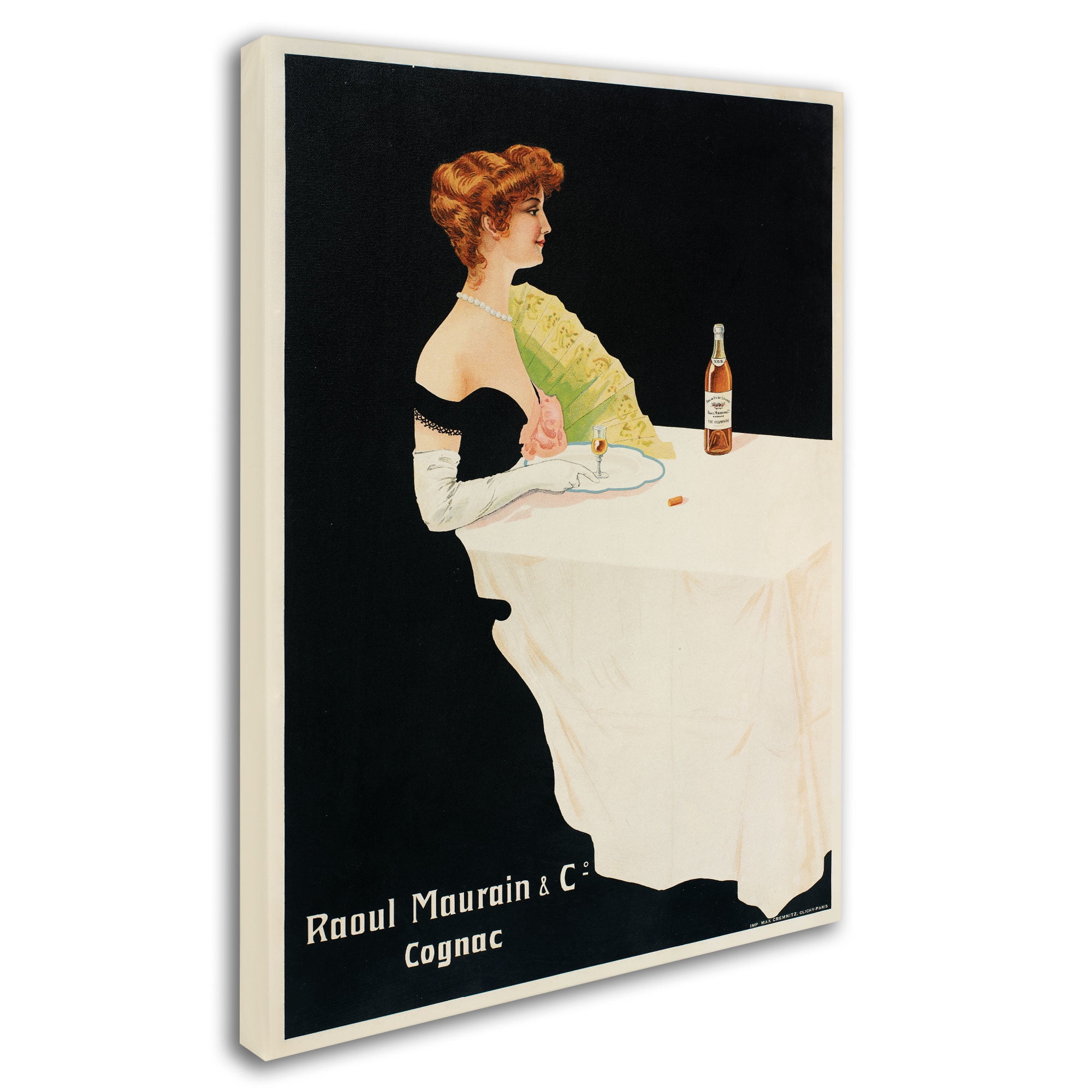 "Raoul Maurain and Co Cognac" Canvas Art