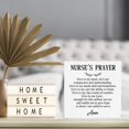 thumbnail image 5 of Zomyto 5x5 Inches Nurse Quote Wood Box Sign, Nurse's Prayer Wood Box Sign Block, Home Office Desk Shelf Sign es, 5 of 6
