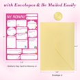 thumbnail image 7 of WaaHome Fill in The Blank Mother's Day Card - Personalized Mothers Day Card for Mom Rose Pink Design Gift for Mommy from Kids Son Daughter (5.5"x 8"), 7 of 7