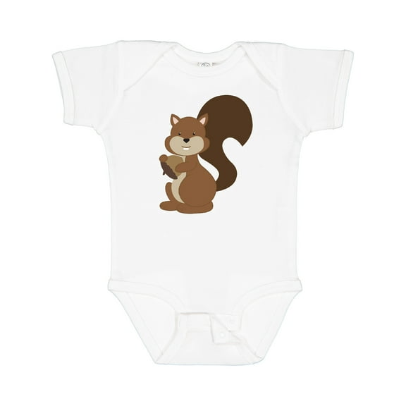 Inktastic Squirrel Boys or Girls Baby Bodysuit