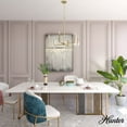 thumbnail image 3 of Hunter - Sunjai 6-light Alturas Gold, Large Chandelier, Dimmable, Formal Style, Candle Shaped, for Bedrooms, Dining, Living Rooms - 19519, 3 of 8