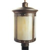 Forte Lighting 10034-01 Country / Rustic Energy Efficient Fluorescent Outdoor Po