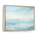 thumbnail image 2 of Designart "Minimalist Scenery Along The Coastal Beach VI" Coastal Ocean Floater Framed Wall Art Living Room, 2 of 5