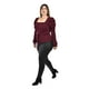 thumbnail image 2 of Blusa escote cuadrado Roman Fashion /Tallas Extras, 1849 (Vino) vino 42, 2 of 6