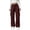 Wine #029, variant on Cargo Pants for Girls Baggy Y2K Parachute Pants with Pockets Elastic Waist Wide Leg Casual Streetwear, XL