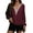 Wine, variant on Aayomet Womens Tops Fall Women's Lace Long Sleeve Crew Neck Shirts Tops Waffle Knit Loose Casual Tee Blouse,White S
