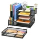 thumbnail image 2 of Organizador de escritorio Marbrasse de 5 niveles con archivador y cajón negro, 2 of 7