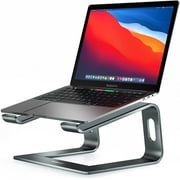 Nulaxy Laptop Stand, Ergonomic Aluminum Laptop Computer Stand, Detachable Laptop Riser Notebook Holder Stand Compatible with MacBook Air Pro, Dell XPS, HP, Lenovo More 10-15.6” Laptops- Grey