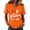Orange #31, variant on Woens 250th Anniversary Usa T Shirt Patriotic Short Sleeve Shirts 4th Of July V Neck Red Blue and White Tees 1776 2026 Stars and Stripes Plus Size Tops Orange L