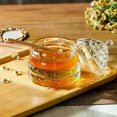 thumbnail image 3 of Crystal Honey Jar, Beehive Honey Dish with Dipper, 3 of 5