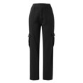 thumbnail image 6 of Sngxgn Y2K Cargo Pants for Women Low Waist Baggy Vintage Trousers Streetwear(Black,S), 6 of 7