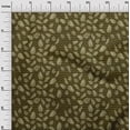 thumbnail image 3 of oneOone Polyester Spandex Olive Green Fabric Leaf With Chevron Sewing Material Print Fabric By The Yard 56 Inch Wide, 3 of 5