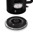 Russell Hobbs Retro Style 1.7L Electric Kettle, Black, KE5550BKR
