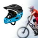 thumbnail image 1 of Casco de bicicleta perfecl de cara completa PC Azul negro, 1 of 8