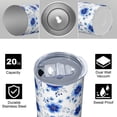 thumbnail image 4 of Pioneer Flower Floral Print Pattern 20oz Skinny Tumbler with Straw & Lid, Double Wall Vacuum Insulated Cup, Leak-Proof, Cup Holder Friendly, Hot 6H Cold 12H, 4 of 6