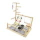 thumbnail image 2 of Parque infantil para loros, percha para pájaros, juguete para hacer ejercicio, juguetes de escalada para tortolitos, periquitos, 2 of 9