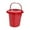 Red, variant on Wswqop Portable Toilet Spittoons with Handle and Lid Sturdy Convenient to Use Potty Pee White