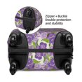 thumbnail image 4 of Xecao Violets Flowers print Elastic Luggage Cover, with double-sided print , is perfect for travel, business, and daily use, 4 of 9