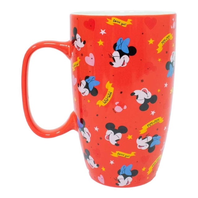 Taza Disney Valentine's Day de Cerámica de Stitch para Bebidas Calientes de 600 ml.