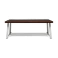 thumbnail image 2 of 79 inches long table - Accommodate 8 - Outdoor social events / Acacia wood top - Sturdy metal frame - Add to patio allure, 2 of 5