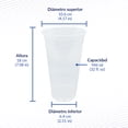 thumbnail image 3 of Vasos Desechables Transparentes Reyma P/fiesta Eu #32 500pz Reyma VP32EU, 3 of 3