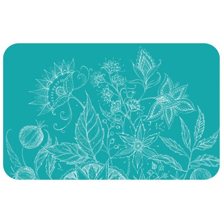 

CounterArt Cornucopia Silhouette Tabletop Plastic Placemat Set of 4 Made in the USA