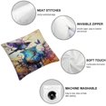 thumbnail image 4 of JEUXUS 2-Piece Short Plush Pillowcase Set Very Good Beautiful Violet Beautiful Flowers for Car Couch Bedroom White, 4 of 6