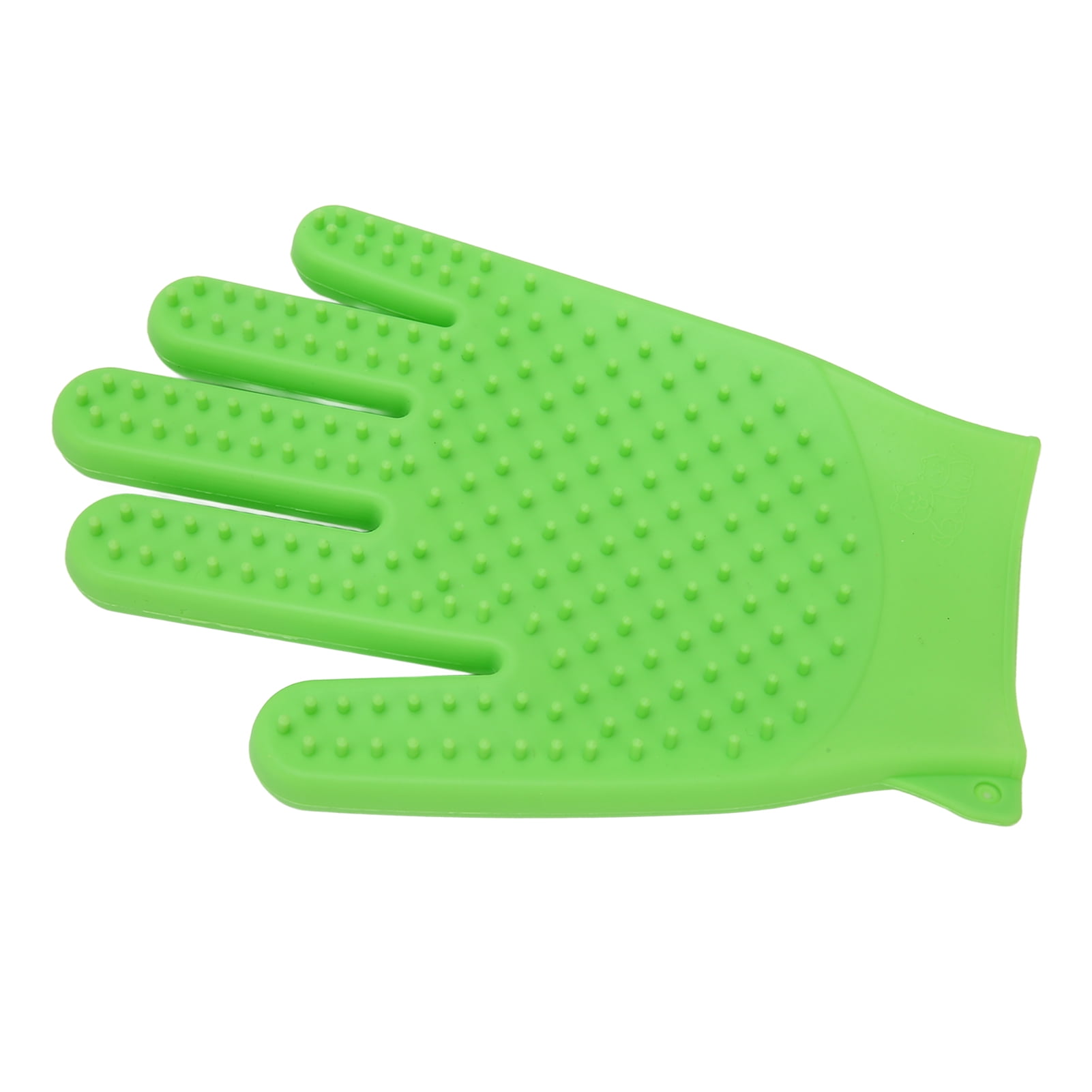 Estink Pet Grooming Glove Silicone Fast Frothing Durable Cat Hair Removal Glove For Dogs For Home For Pets Light Green orange Orange
