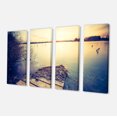 thumbnail image 2 of Amazing Sunset over Clam Lake - Landscape Canvas Art Print, 2 of 3
