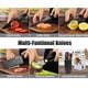 thumbnail image 4 of Juego de cuchillos de cocina Wiztoynia de 6 piezas, color negro, con bloque universal, 4 of 9