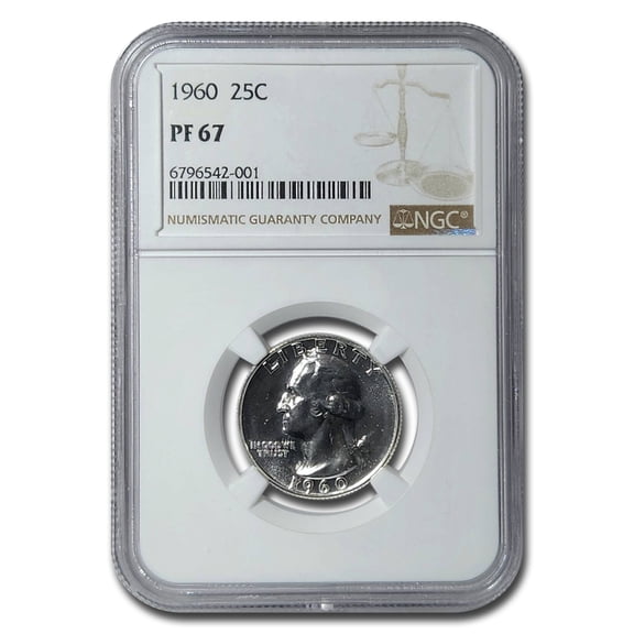 1960 Washington Quarter PF-67 NGC