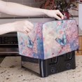 thumbnail image 5 of Xixirimido Butterfly Cherry Blossom Print Toaster Cover Toaster Oven Cover with Drawstring Toaster Appliance Dust Proof Cover for Kitchen Small Appliance Kitchen Accessories, 2 Slice, 5 of 7