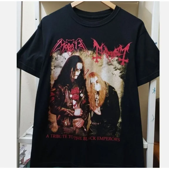RARE Mayhem Morbid Black Metal Unisex Back Tshirt