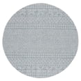 thumbnail image 2 of SAFAVIEH Courtyard Evander Geometric Indoor/Outdoor Area Rug, Ivory/Aqua, 6'7" x 6'7" Round, 2 of 9