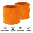 double wide wrist sweatbands
