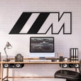 thumbnail image 3 of LaModaHome M Metal Car Emblem, 3 of 5