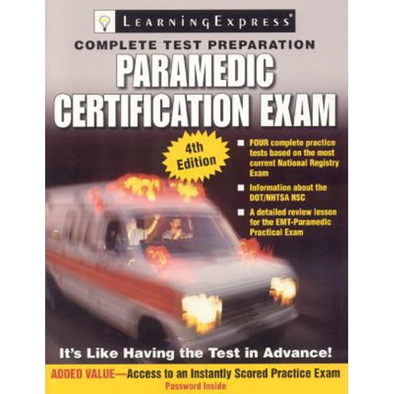 Pre-Owned Paramedic Certification Exam (Paperback) 1576856895 9781576856895