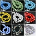 thumbnail image 6 of EOEMY Rondelle Faceted Crystal Glass Loose Spacer Beads Lot 3mm 4mm 6mm 8mm 10mm 12mm-14) Deep Green-4X3mm (100Pcs), 6 of 9
