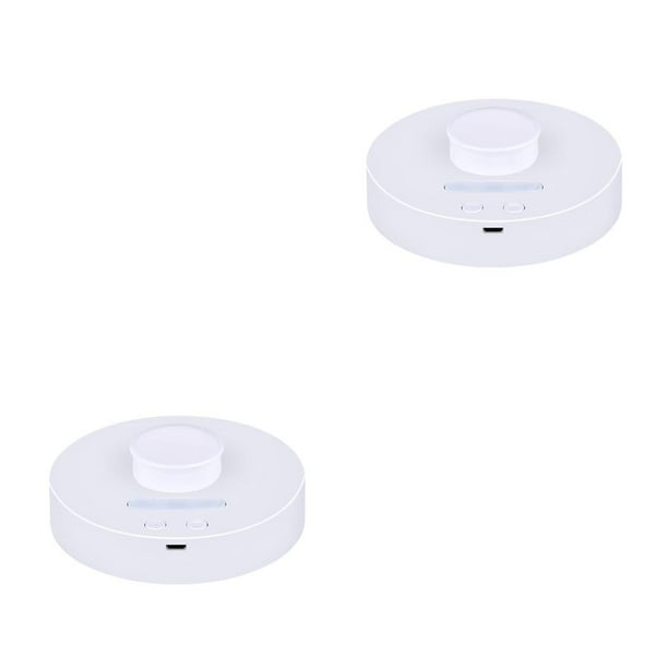 Wosthever Humidificador de botella de agua, humidificador recargable de 40ml, difusor de aire para dormitorio, mesita de noche, generador de Blanco 2Conjunto