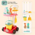 thumbnail image 1 of Nuevo Producto, Kit de limpieza de juguete de simulación para niños, carrito de herramientas, simulación de juego, juguetes de limpieza para casa, regalos para niños y niñas, 1 of 4