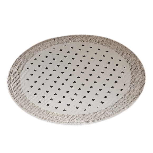 Ohufall Coussin de Chaise de Restaurant en Soie Glacée Ronde pour Tabouret d'Été, Coussin Antidérapant pour Voiture