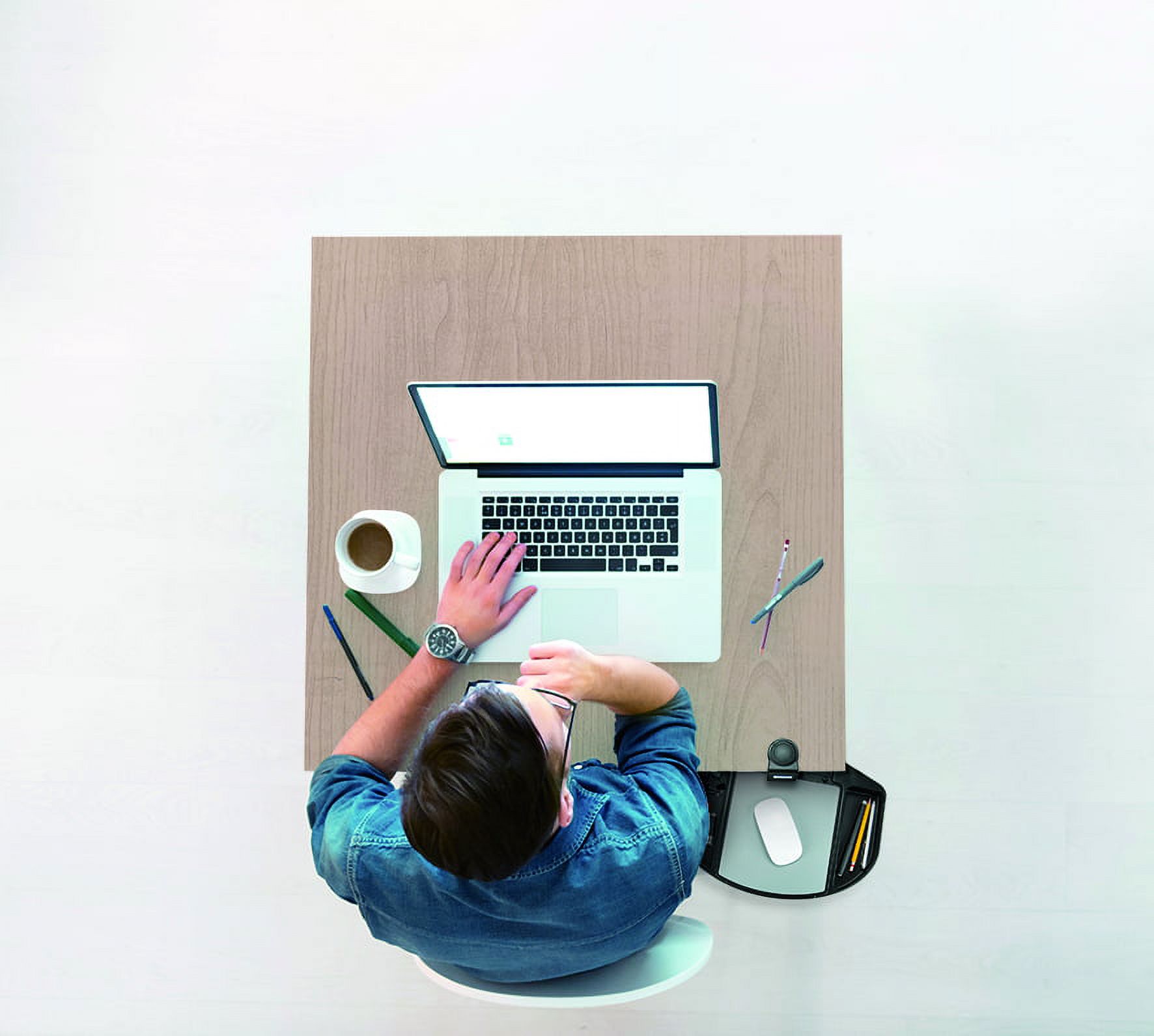 Mobotron Under-desk Mouse Clamp Pad Office Stationery Organizer