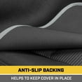 thumbnail image 6 of Caterpillar Waterproof Automotive Seat Covers for Cars Trucks and SUVs, 2 Pack Durable Neoprene Seat Protectors for Front Seats, Black Seat Covers with Gray Trim, 6 of 8