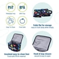 thumbnail image 4 of Wildkin Kids Insulated Reusable Lunch Bag (Monsters Black), 4 of 7