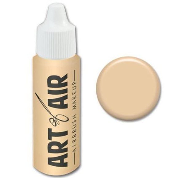 Maquillaje con aerógrafo Art of Air - Base Botella de 1/2 oz Elija color (Estrella de cine de 1/2 oz)