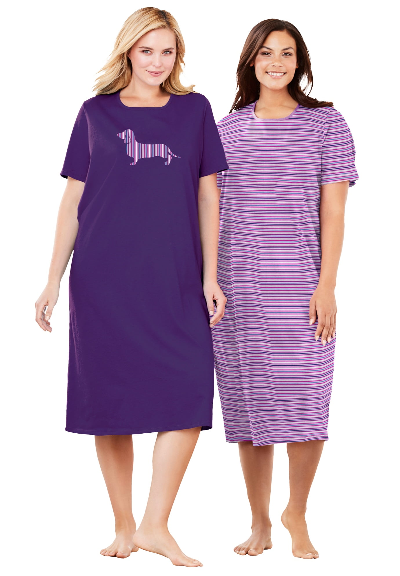 walmart nightgowns plus size